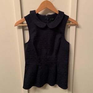 Jcrew peplum top